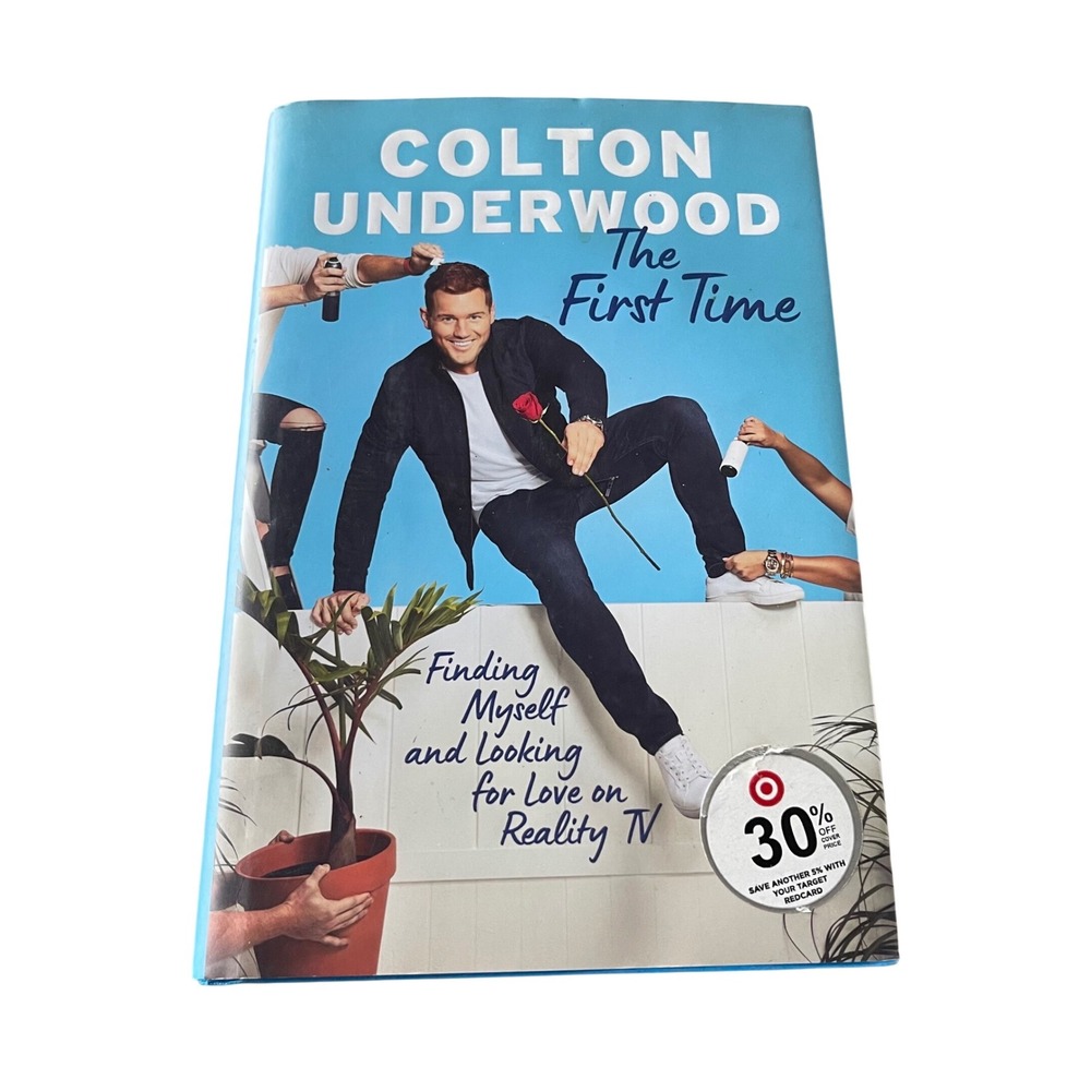 Colton Underwood The First Time Hardcover Memoir The Bachelor Realityโ TV Book